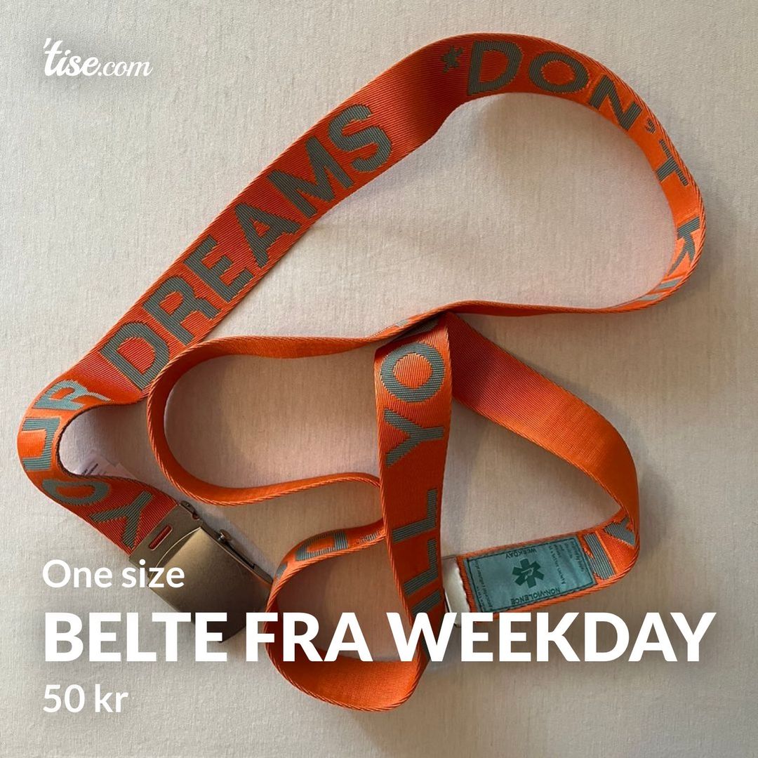 Belte fra Weekday