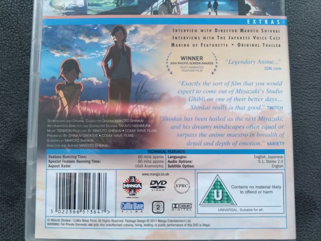 Anime Film DVD NY