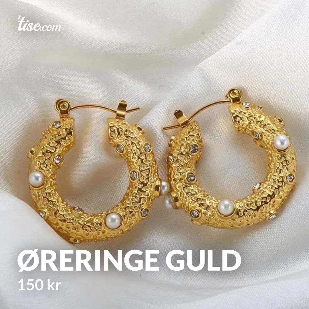 Øreringe guld