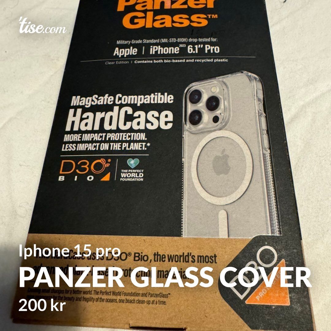 Panzer glass cover