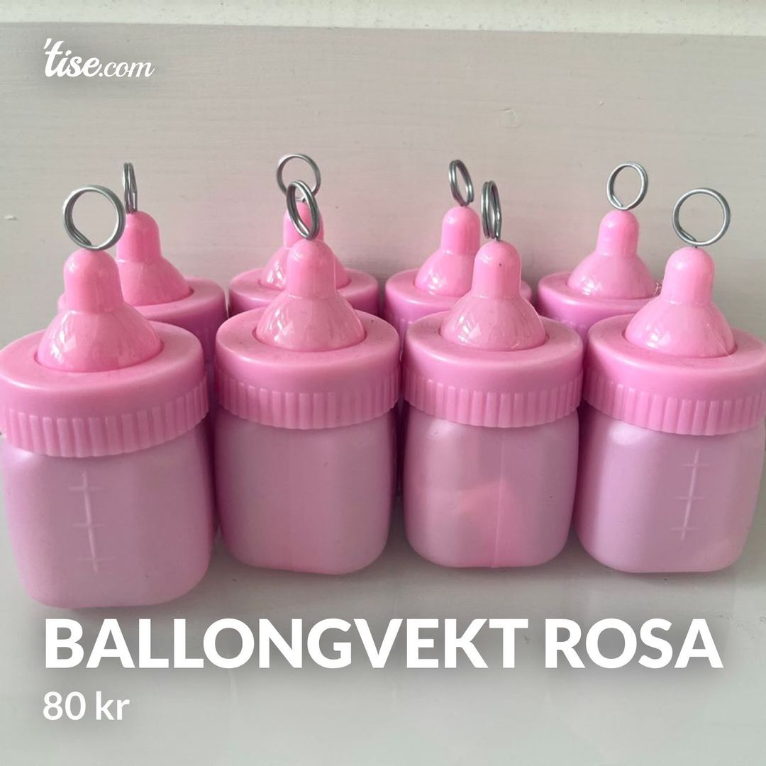 Ballongvekt rosa