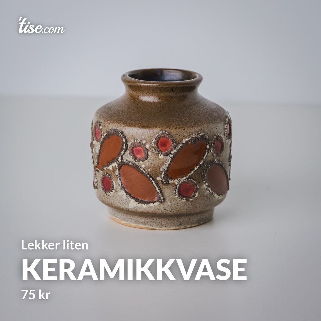 Keramikkvase