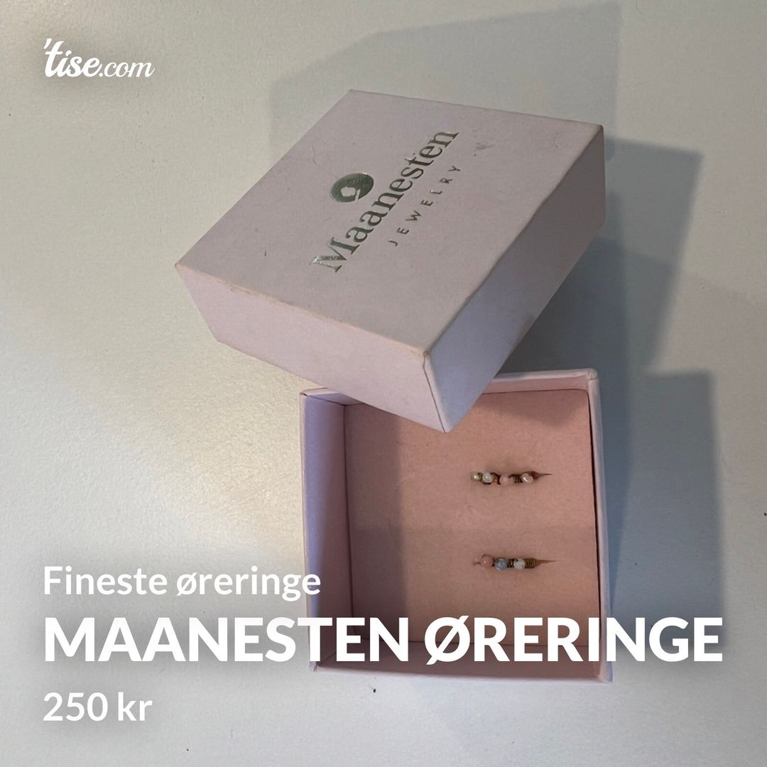 Maanesten øreringe