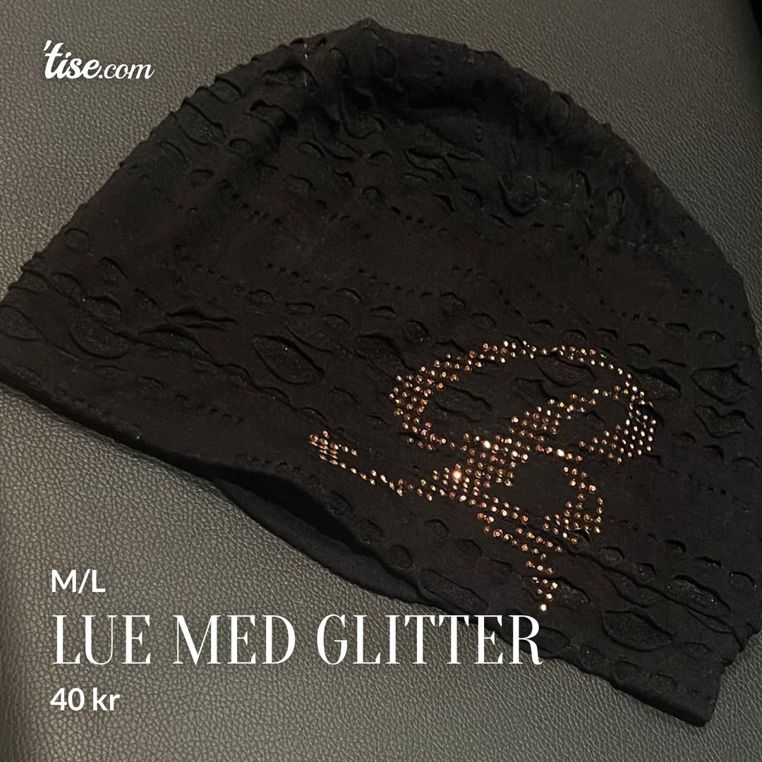 Lue med glitter