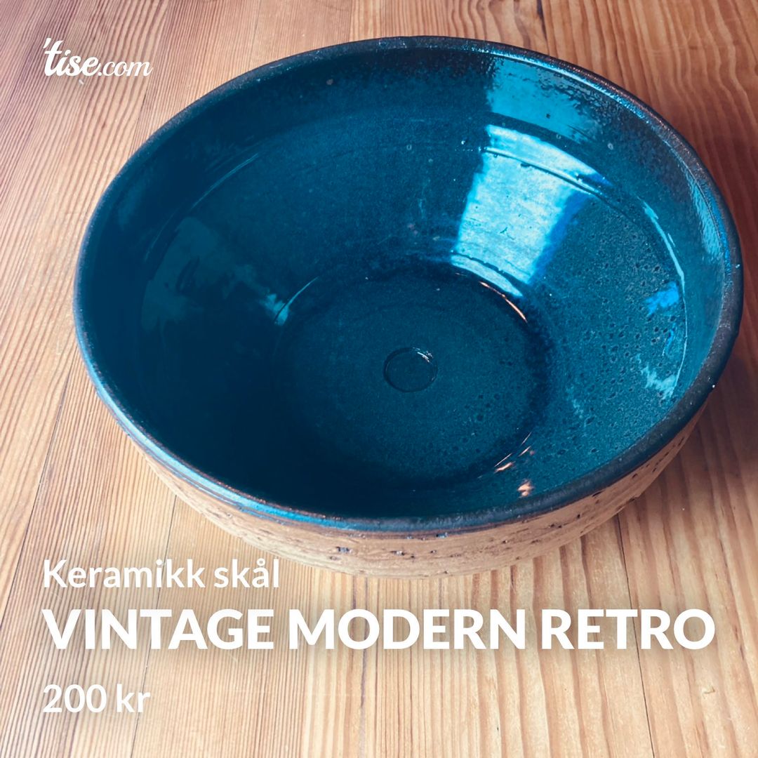 Vintage modern retro