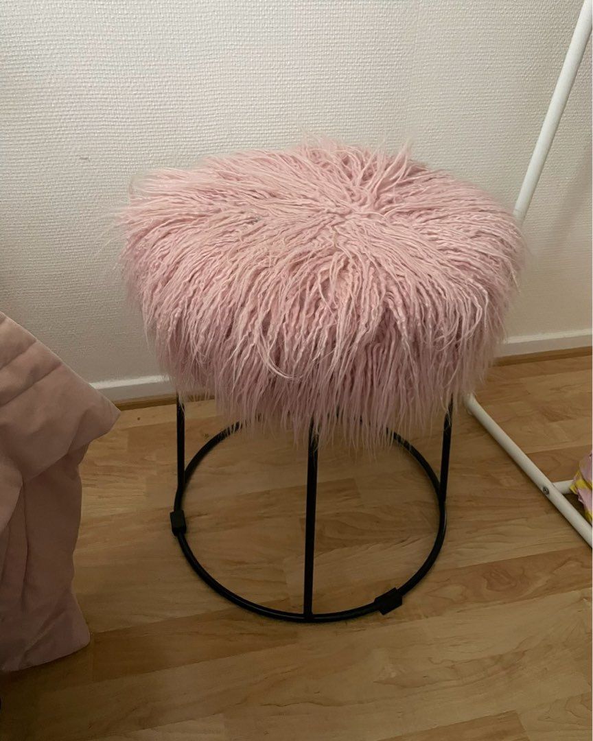 Rosa fluffig pall