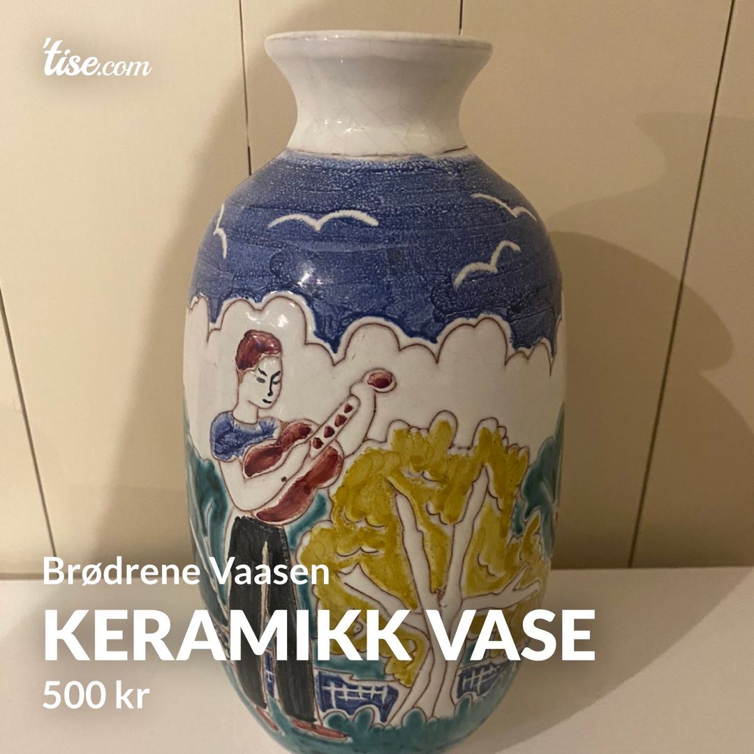 Keramikk vase