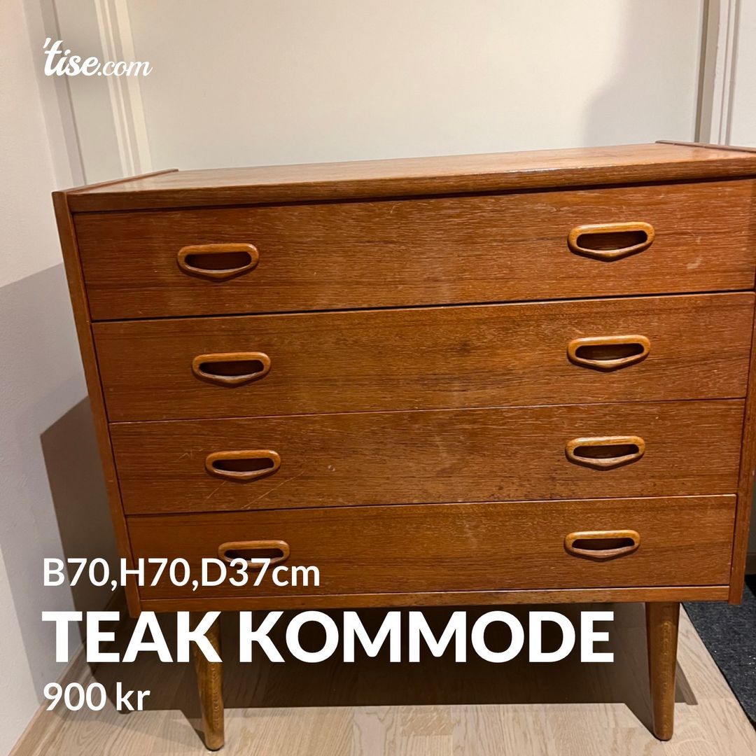 Teak kommode