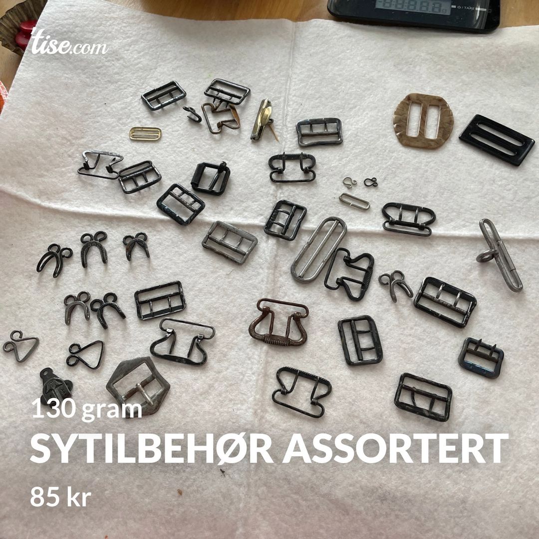 Sytilbehør assortert