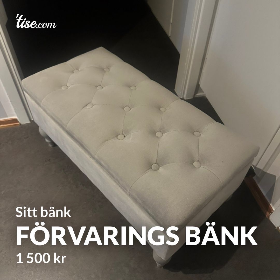 Förvarings bänk