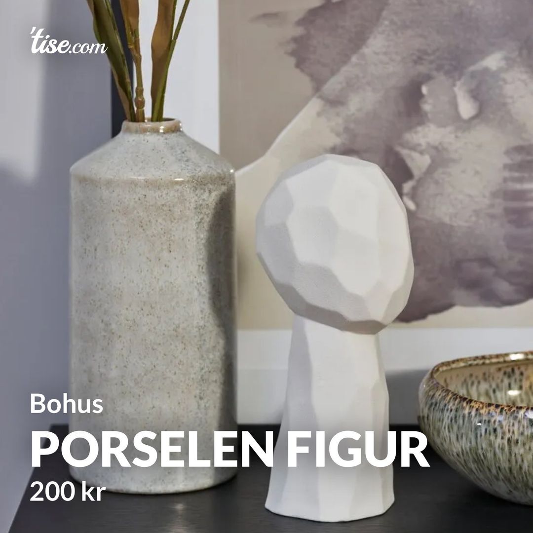 Porselen figur