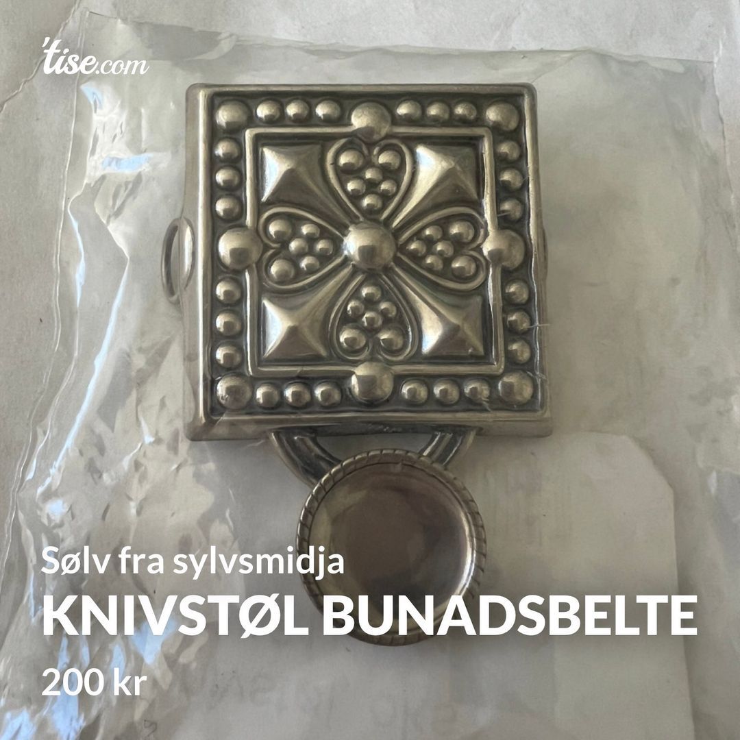 Knivstøl bunadsbelte