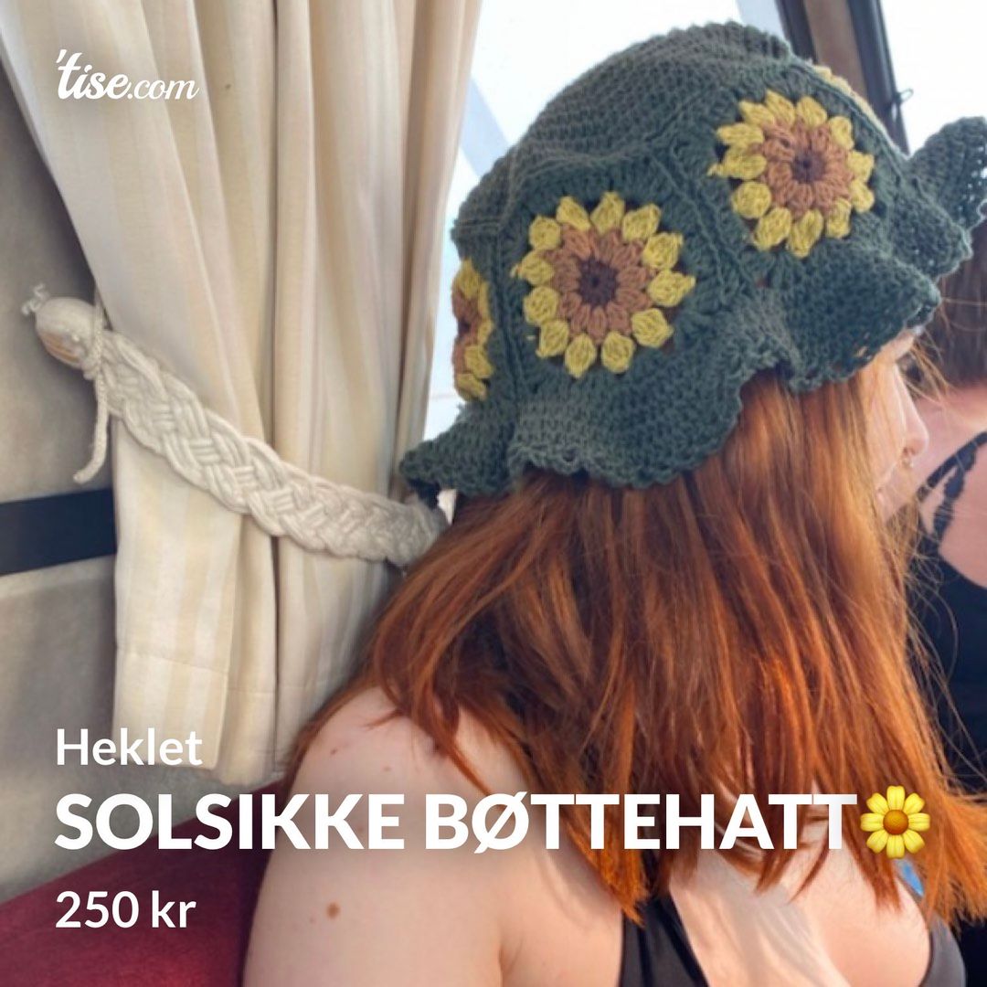 Solsikke bøttehatt🌼