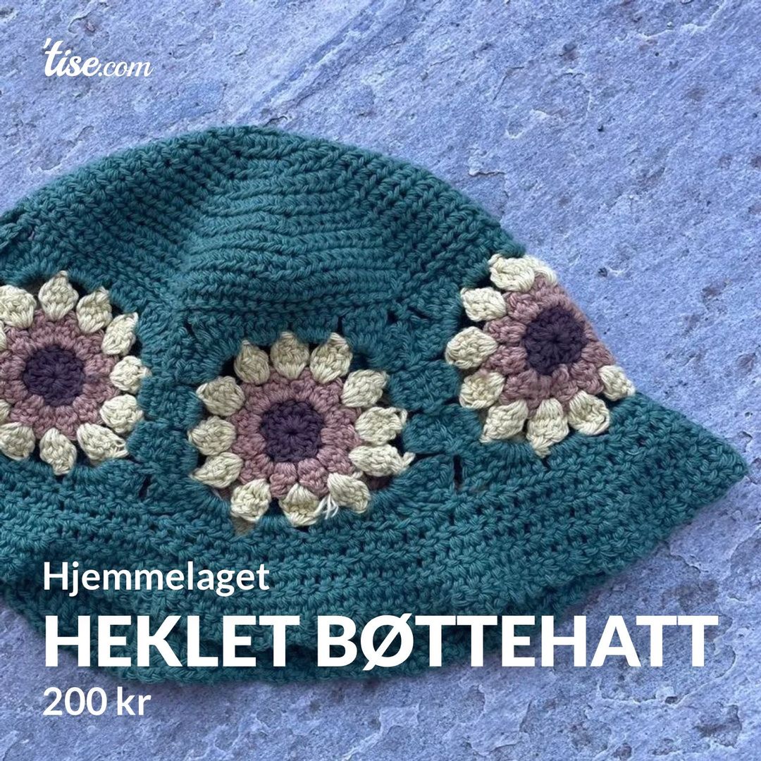 Heklet bøttehatt