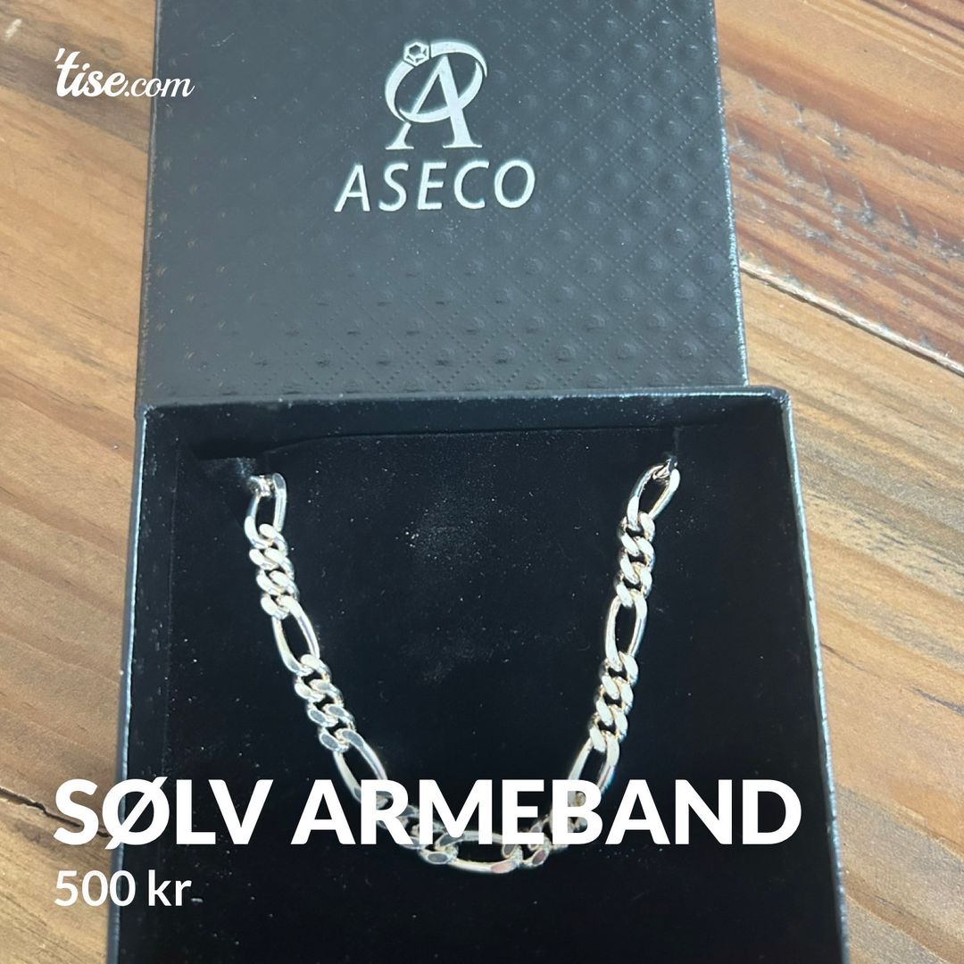 Sølv armeband