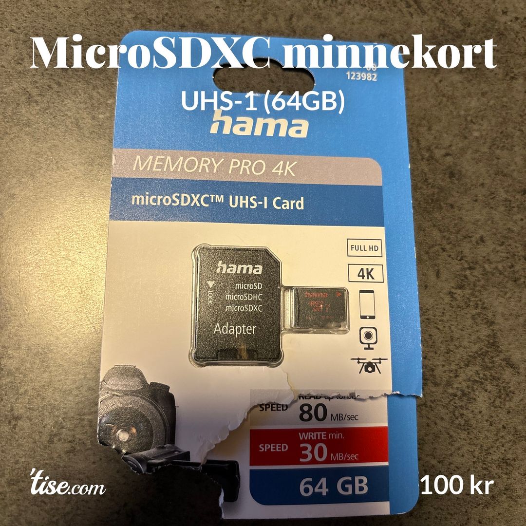 MicroSDXC minnekort