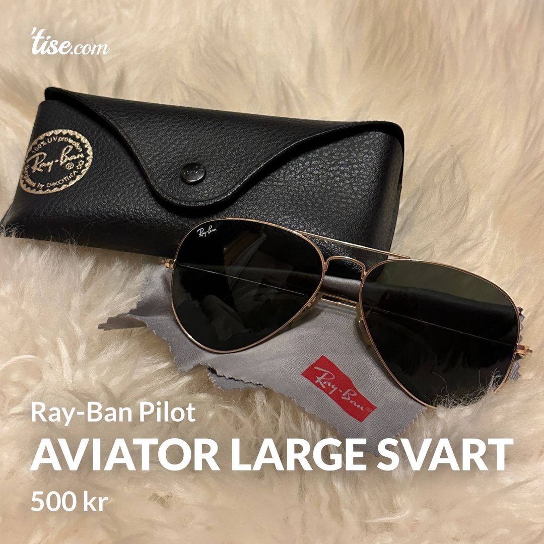 Aviator Large svart