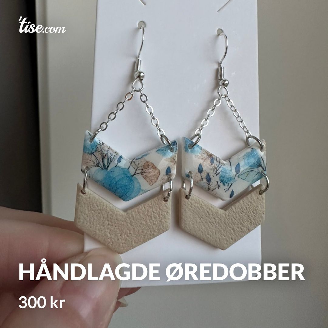 Håndlagde øredobber