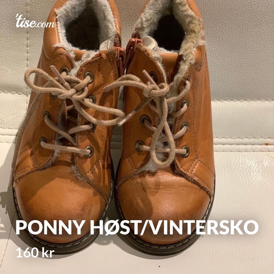 Ponny høst/vintersko