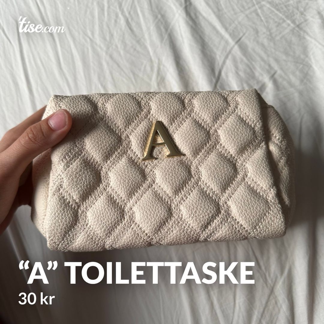 “A” toilettaske