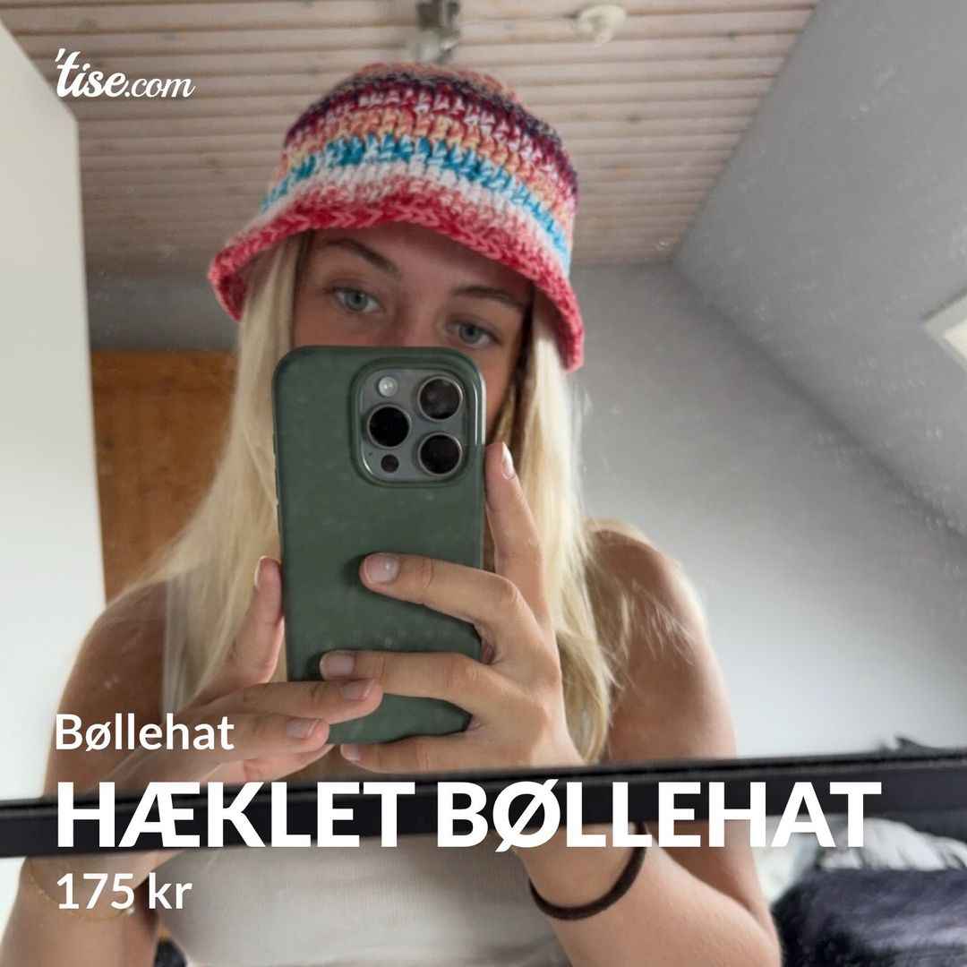 Hæklet bøllehat