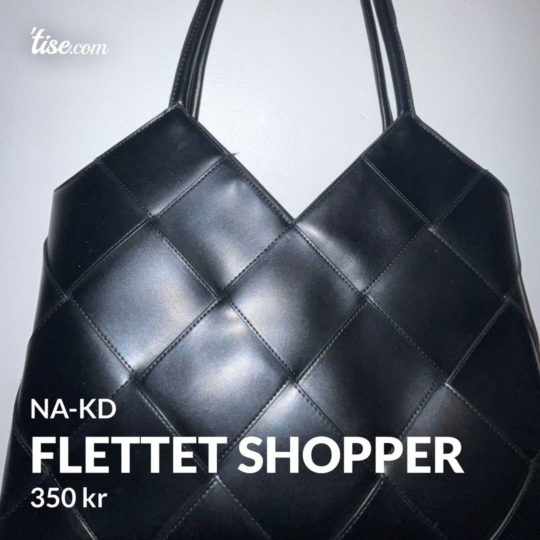 Flettet shopper