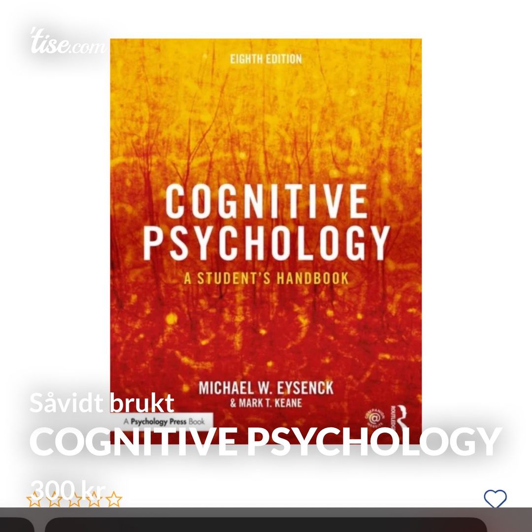 Cognitive psychology