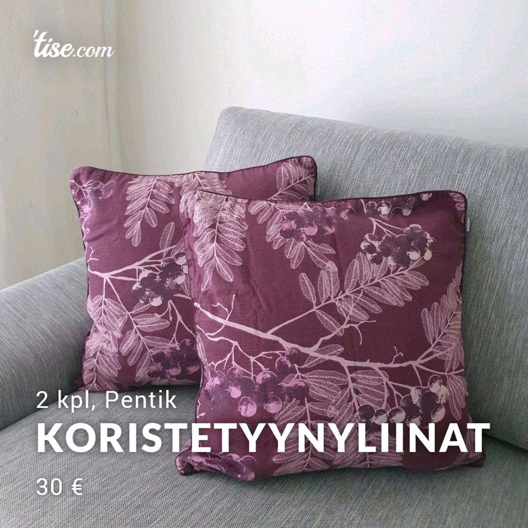 Koristetyynyliinat