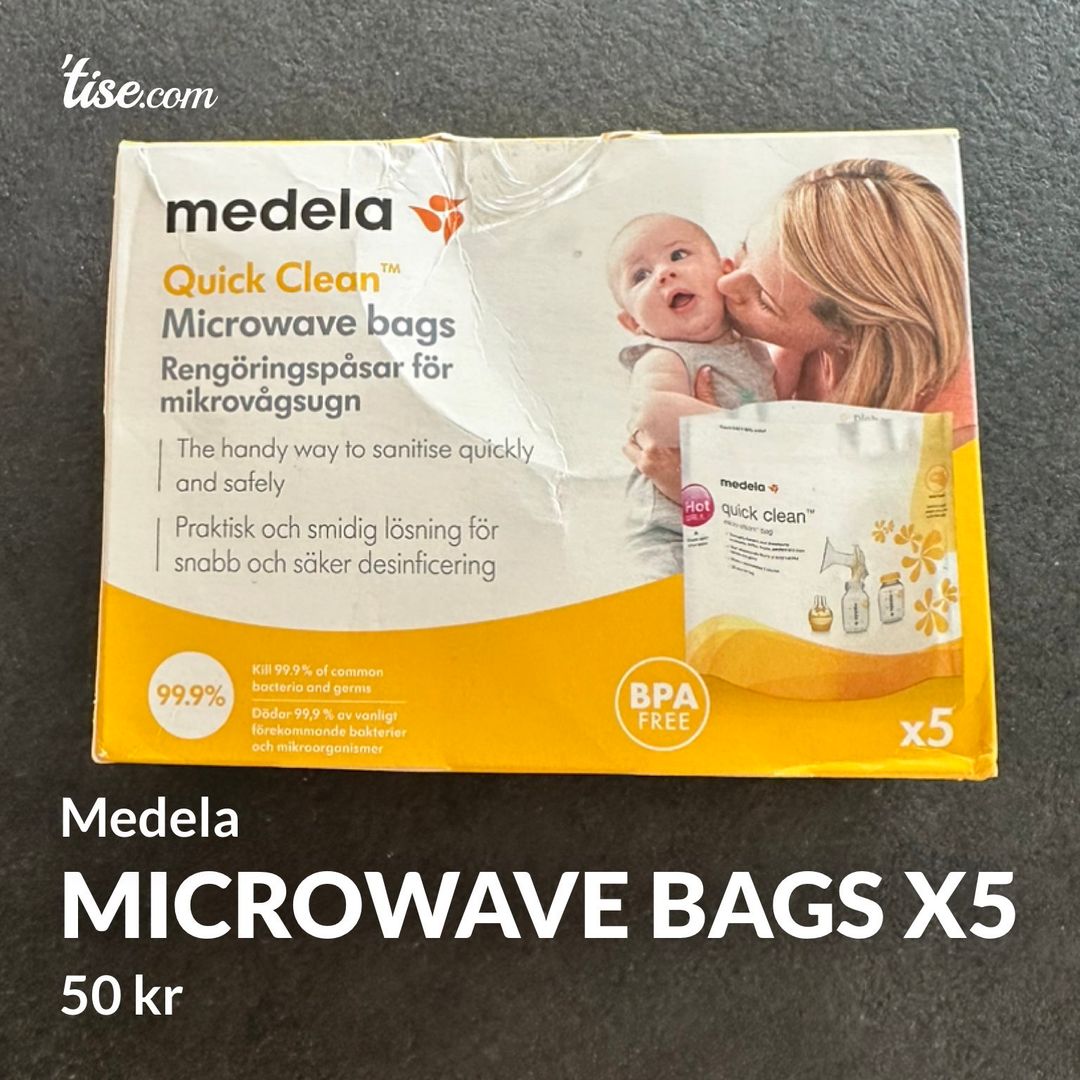 Microwave bags x5