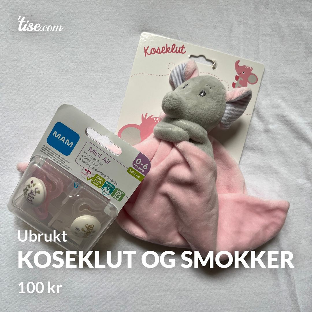 Koseklut og smokker