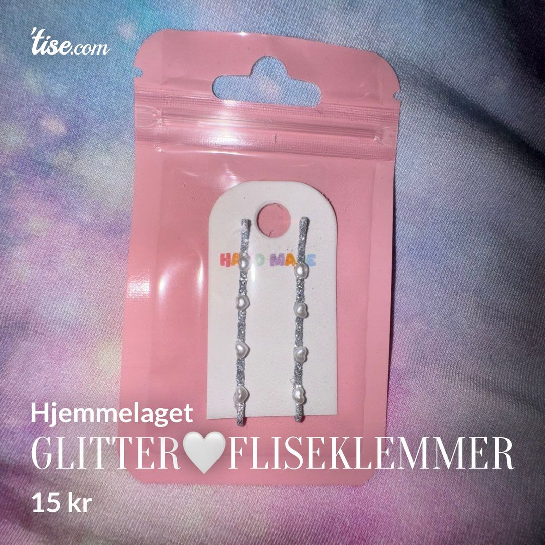 Glitter🤍fliseklemmer