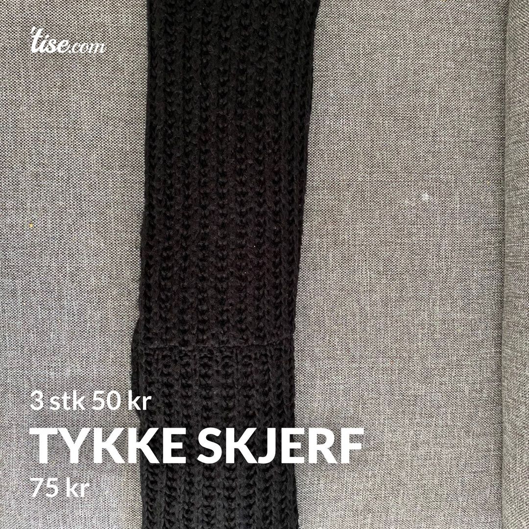 Tykke skjerf