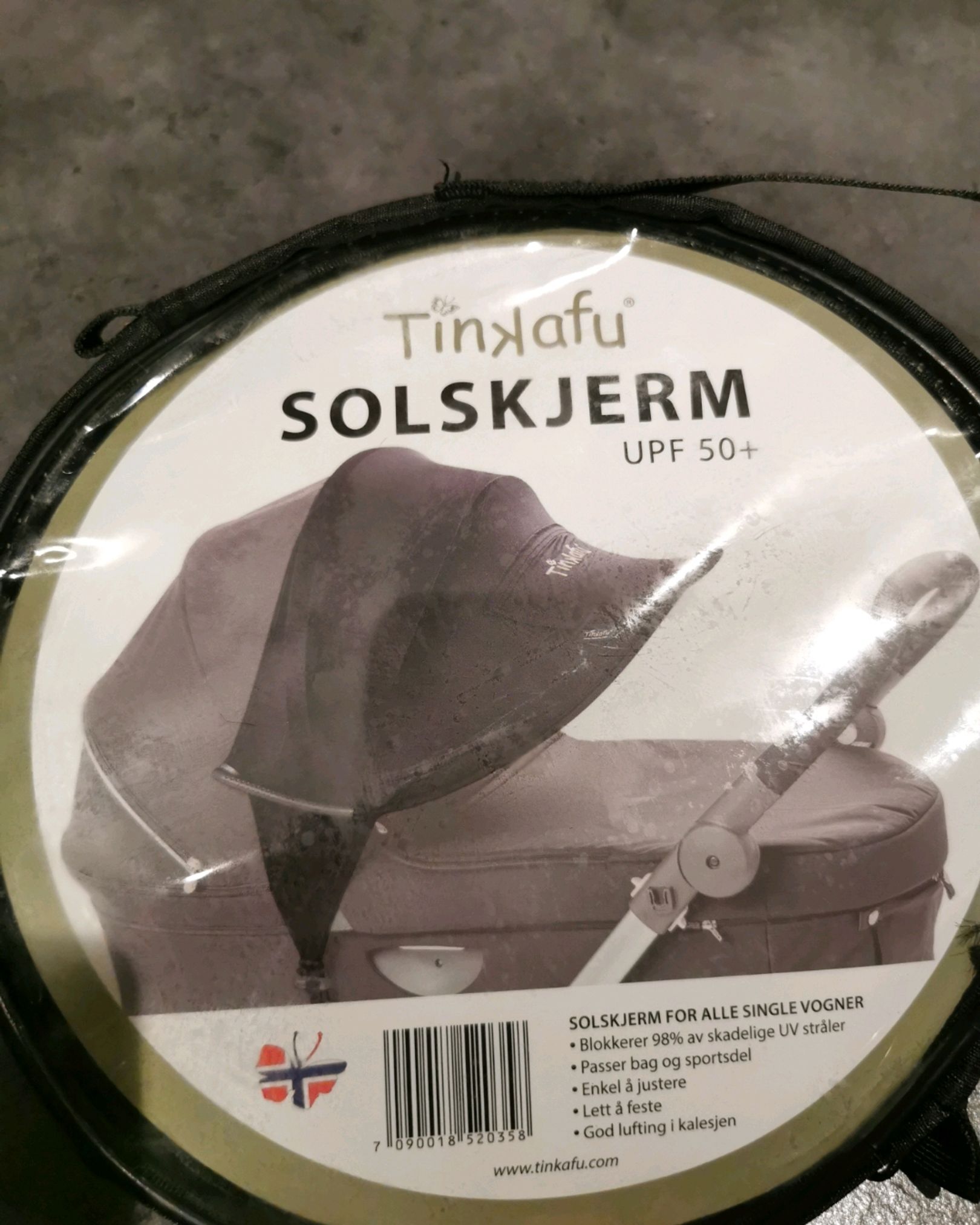 Solskjerm Upf50+