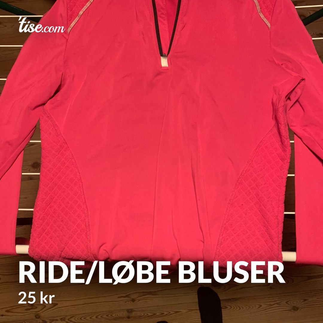 Ride/løbe bluser