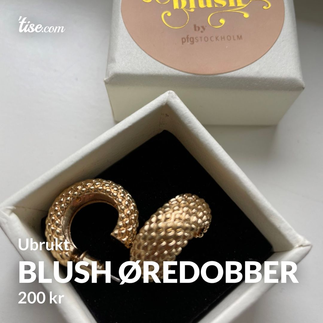 Blush øredobber