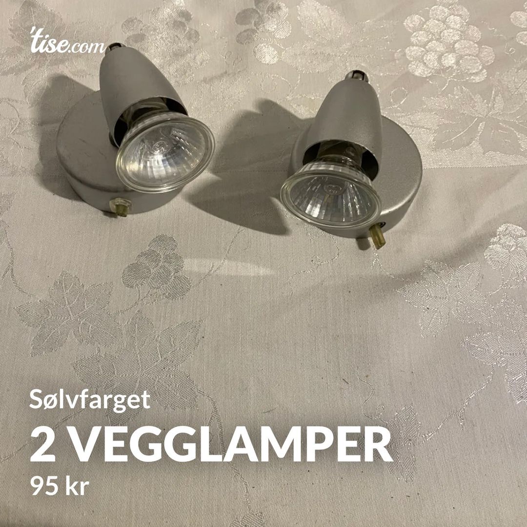 2 vegglamper