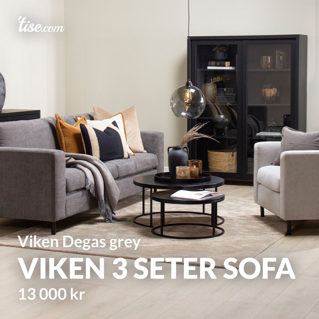 Viken 3 seter sofa