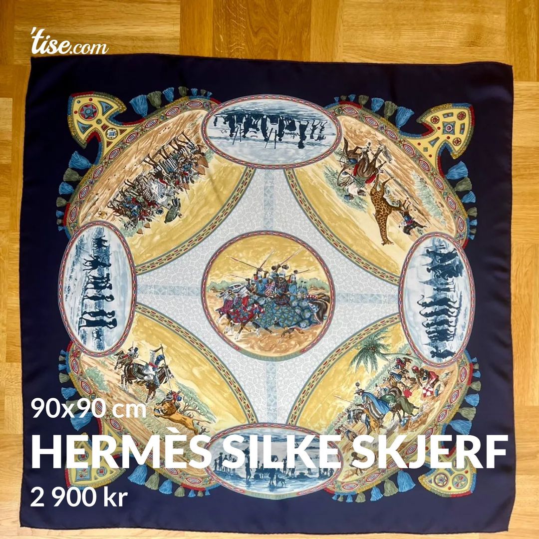 Hermès silke skjerf