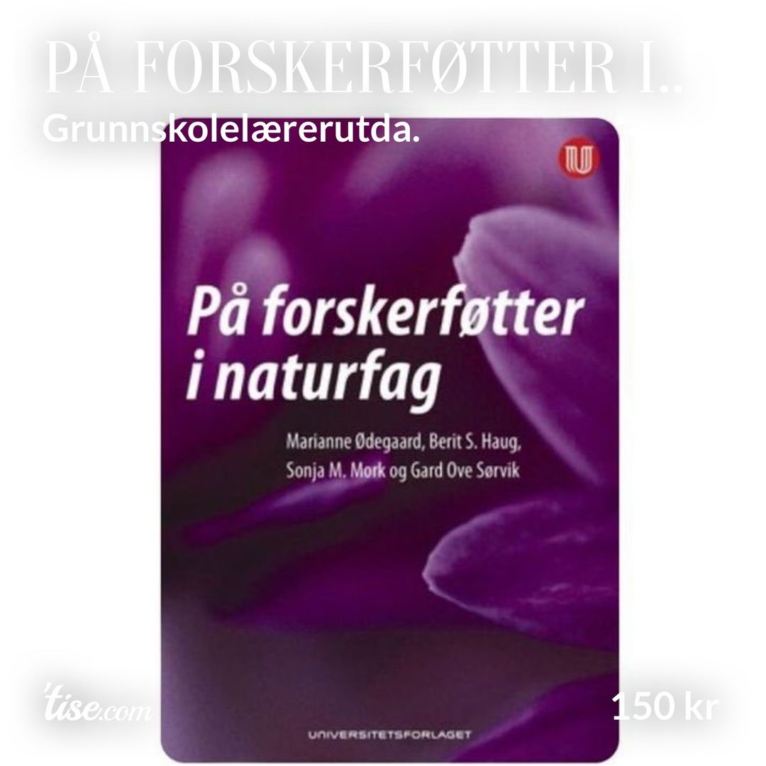 På forskerføtter i