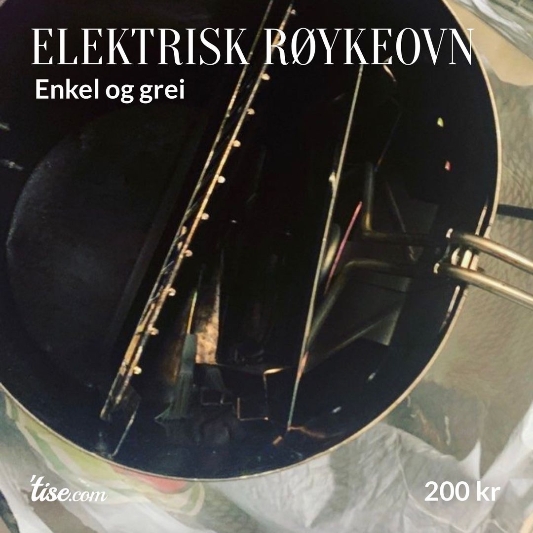 Elektrisk røykeovn