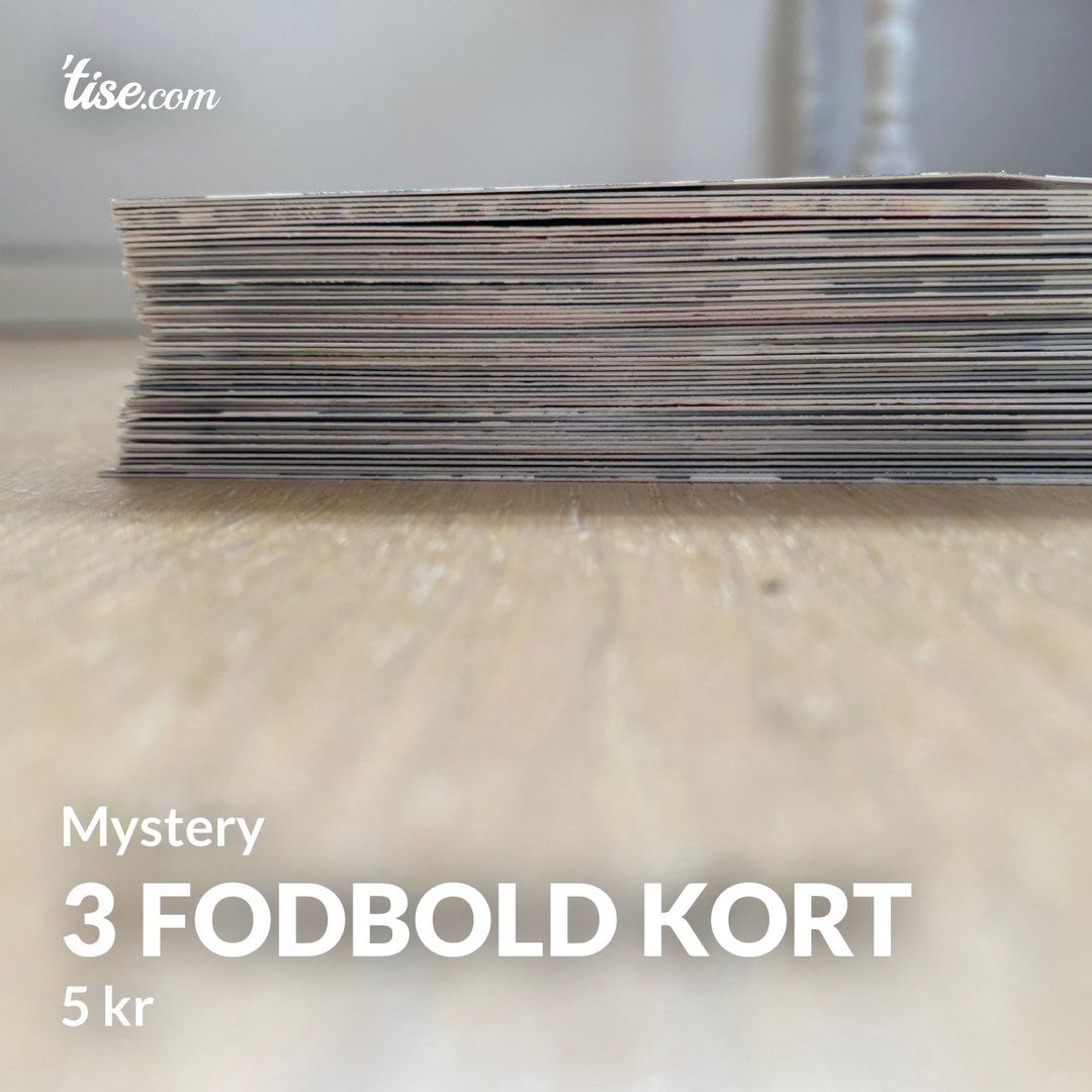 3 Fodbold kort