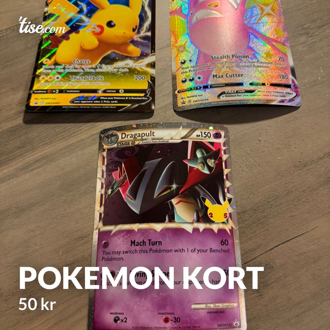 Pokemon kort