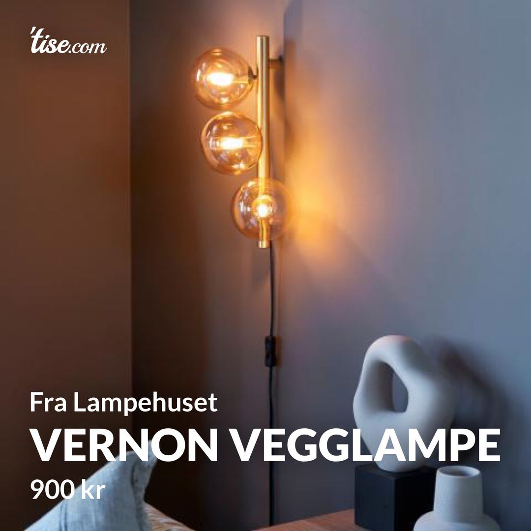 Vernon vegglampe