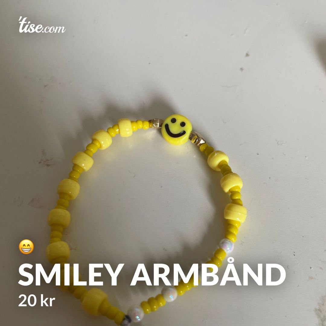 Smiley armbånd