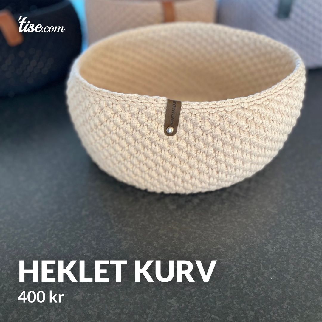 Heklet kurv