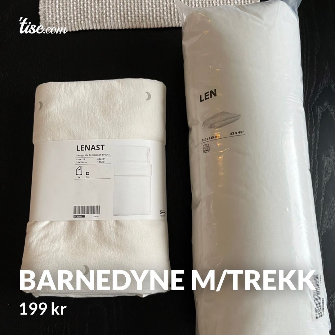 Barnedyne m/trekk