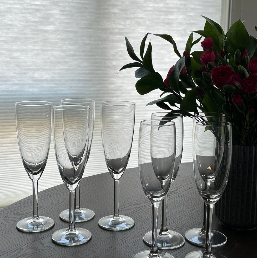 Lekre champagneglass