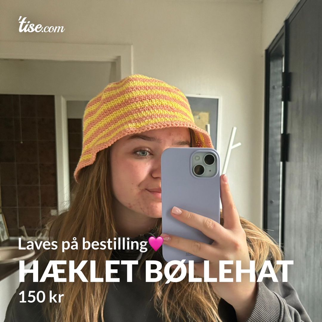 Hæklet bøllehat