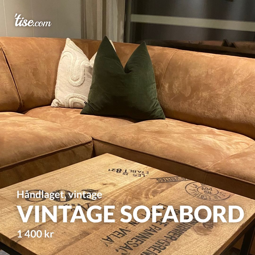 Vintage sofabord