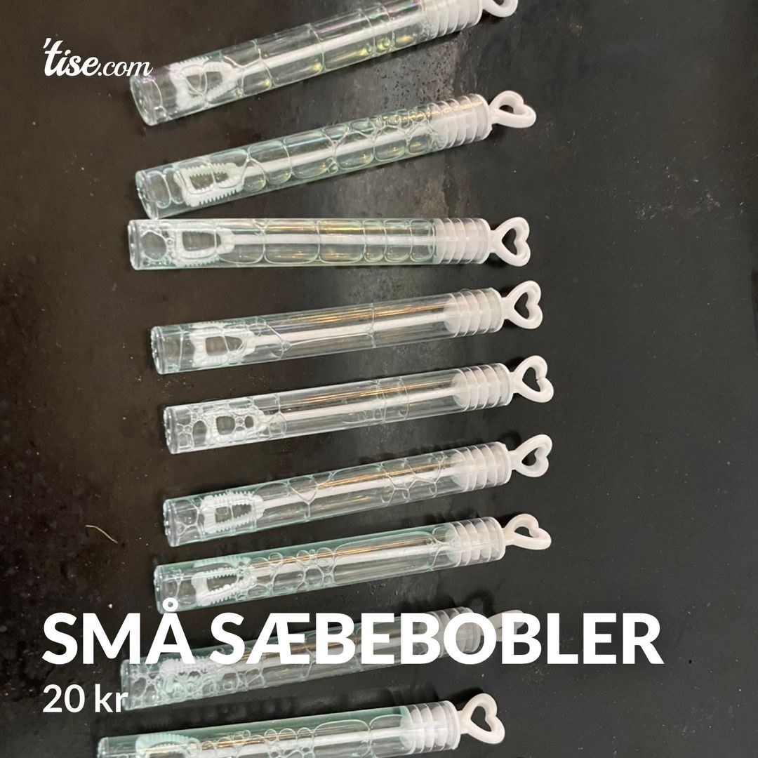 Små sæbebobler